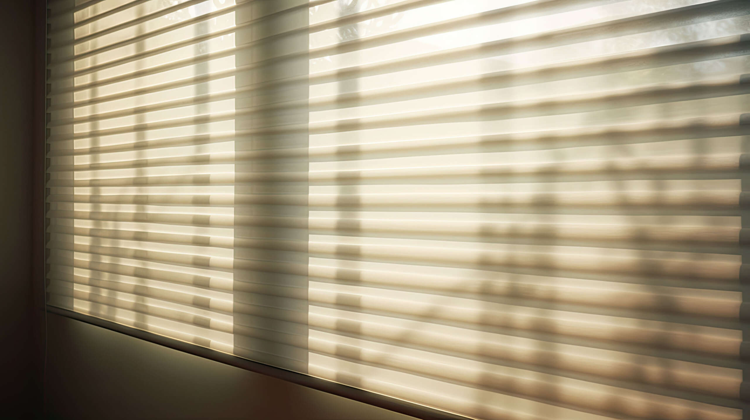 soft blurred interior design window shade