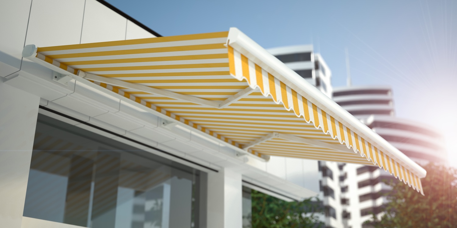 Shop Awning, 3D illustration
